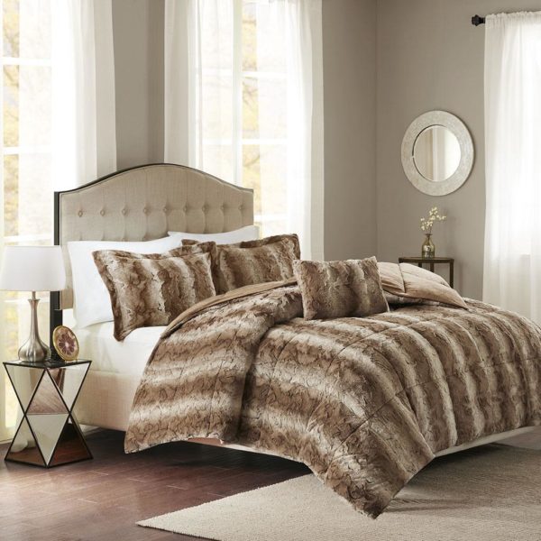 Zuri Faux Fur Comforter Set