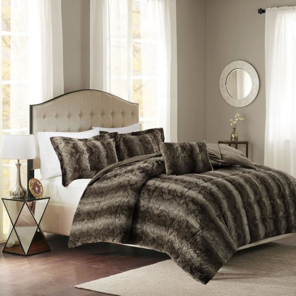 Zuri Faux Fur Comforter Set - Image 2