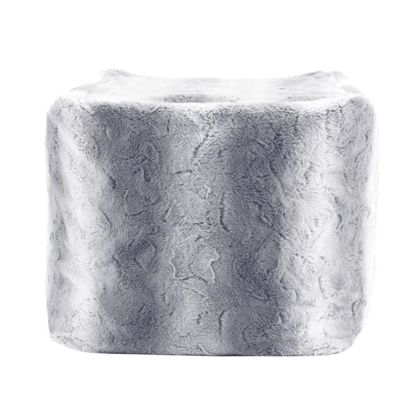 Zuri Tip Dyed Long Faux Fur Pouf - Image 4
