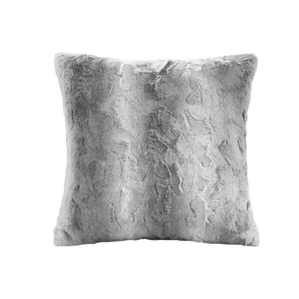 Zuri Faux Fur Square Pillow - Image 3