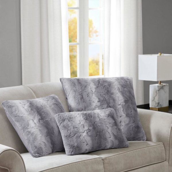 Zuri Faux Fur Oblong Pillow - Image 3