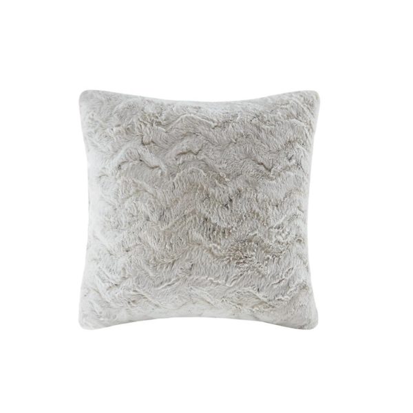 Zuri Faux Fur Square Pillow - Image 5