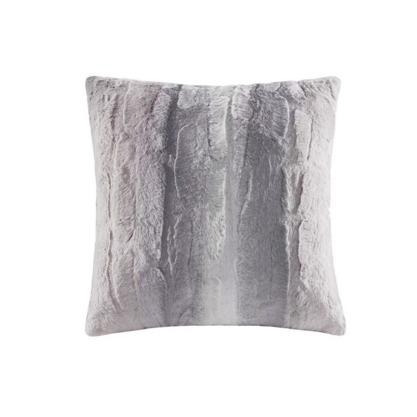 Zuri Faux Fur Square Pillow - Image 6