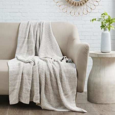 Briar Cotton Knit Throw