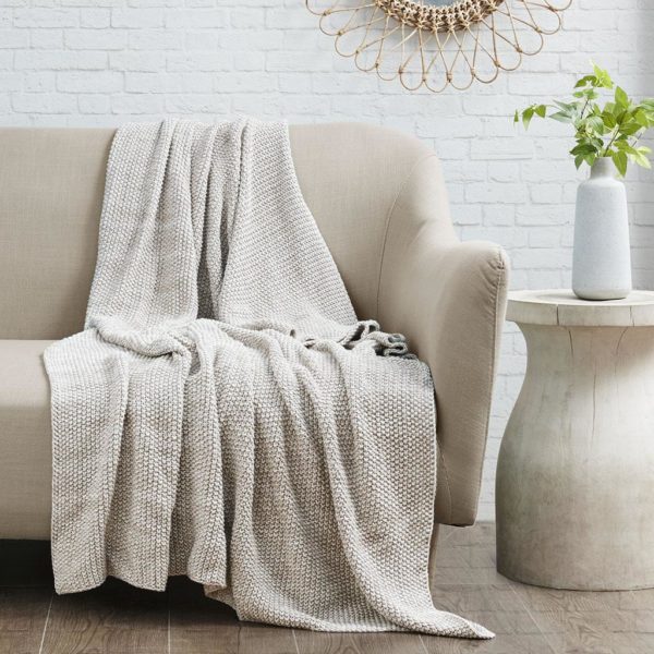 Briar Cotton Knit Throw