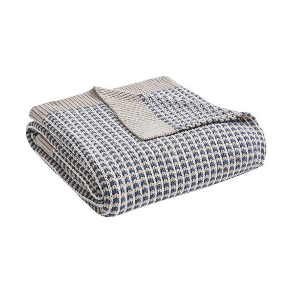 Reed Cotton Knit Throw - Image 6
