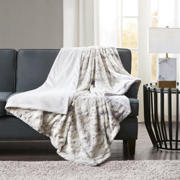 Sachi Oversized Faux Fur Throw - Image 2