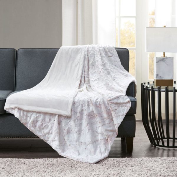 Sachi Oversized Faux Fur Throw - Image 3