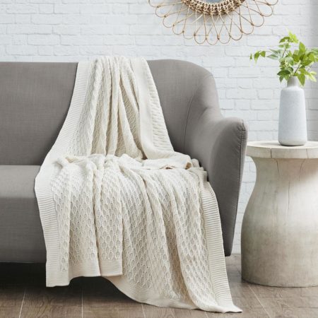Willow Cotton Knit Throw