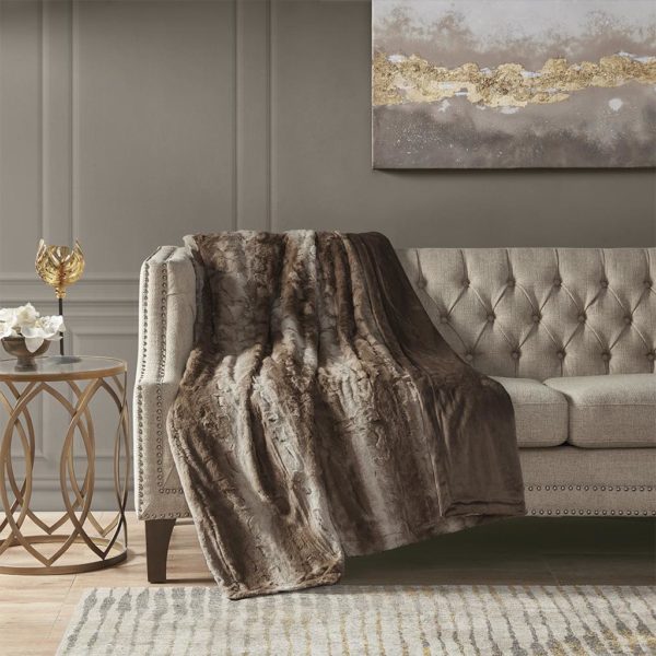 Zuri Oversized Faux Fur Throw