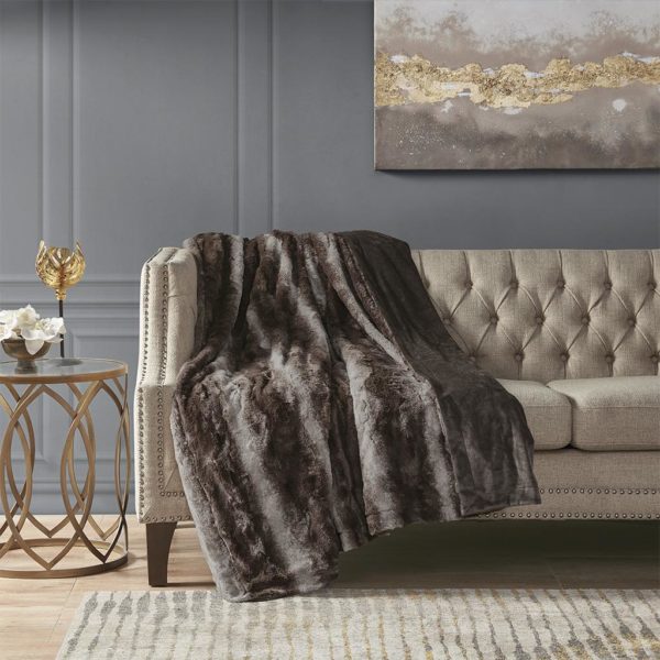 Zuri Oversized Faux Fur Throw - Image 2
