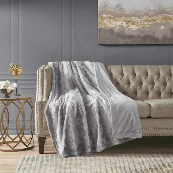 Zuri Oversized Faux Fur Throw - Image 3