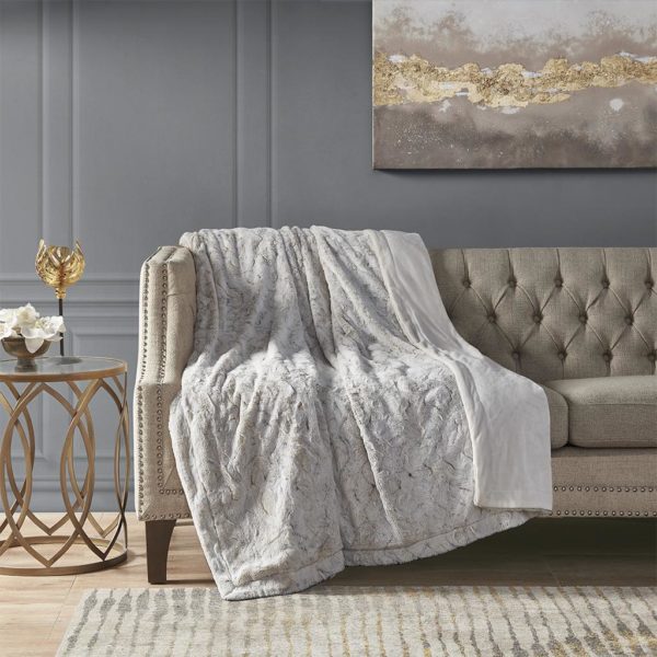 Zuri Oversized Faux Fur Throw - Image 5