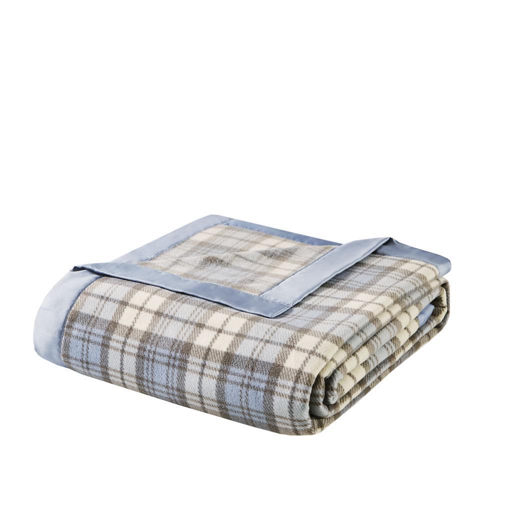 Micro Fleece Blanket Brown Interiors