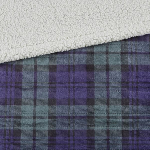 Brewster Oversized Mink to Berber Heated Throw - Image 3