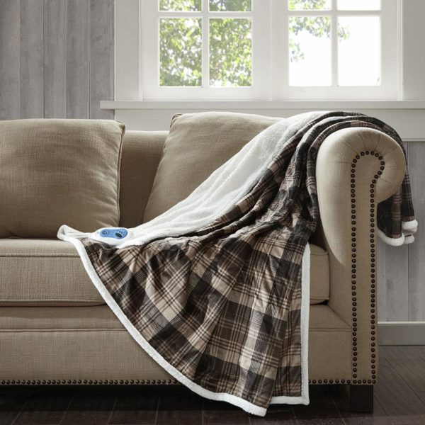 Tasha Oversized Mink to Berber Heated Throw - Image 2