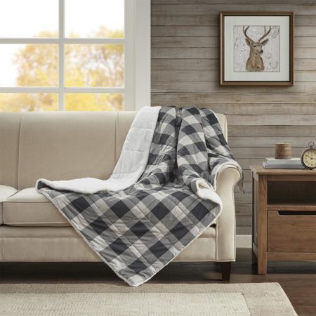 Linden Oversized Sofstpun Down Alternative  Throw