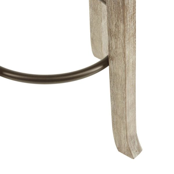Oaktown Backless Bar Stool with Swivel Seat - Image 3