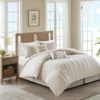Anslee Embroidered Cotton Oblong Decorative Pillow - Image 3