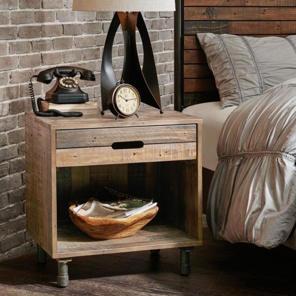 Renu Solid Wood Nightstand - Image 2