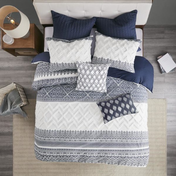 Riko Cotton Embroidered Square Pillow - Image 6