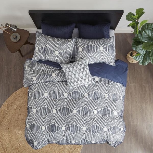 Riko Cotton Embroidered Square Pillow - Image 5