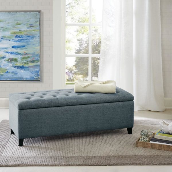 Shandra Tufted Top Storage Bench - Image 5