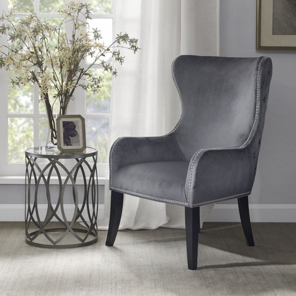 Hancock Button Tufted Back Accent Chair - Image 3