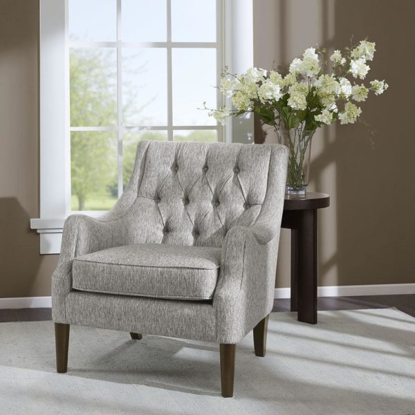 Qwen Button Tufted Accent Chair - Image 2