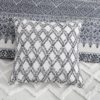 Riko Cotton Embroidered Square Pillow - Image 2