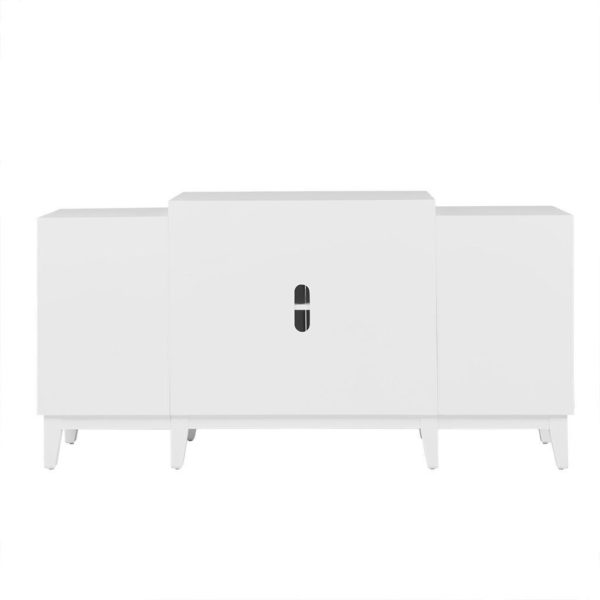 Maria Dining Buffet Server Gold Lattice Design Kitchen Storage Cabinet - Image 6