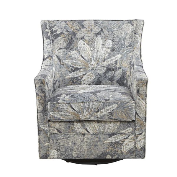 Alana Curve Back Swivel Glider Chair - Image 2