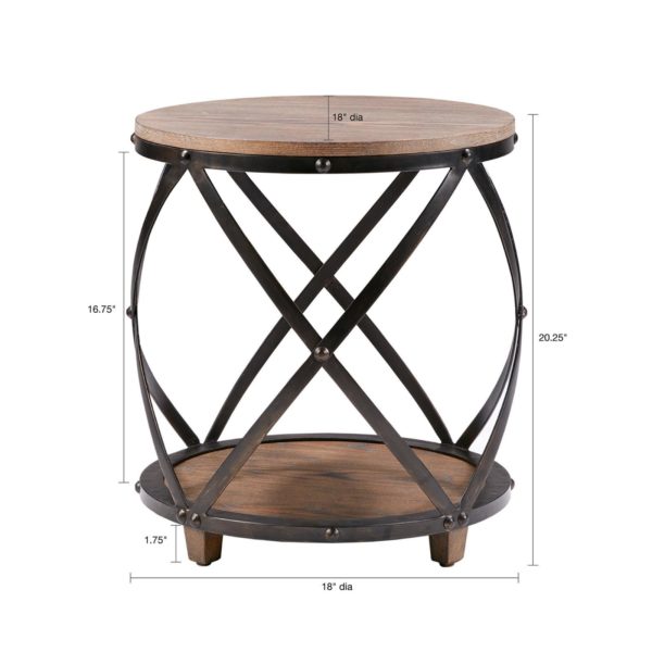 Cirque Bent Metal Accent Table - Image 2