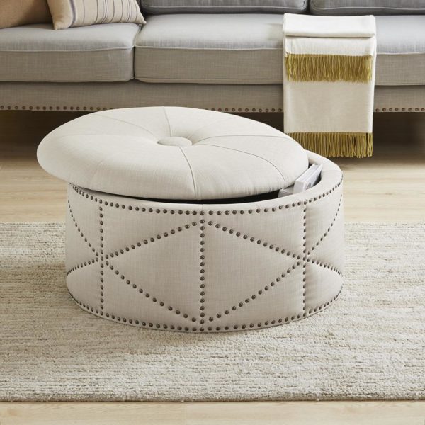 Sonya  Cocktail Storage Ottoman
