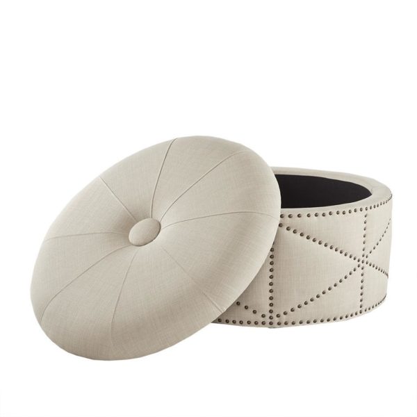 Sonya  Cocktail Storage Ottoman - Image 3