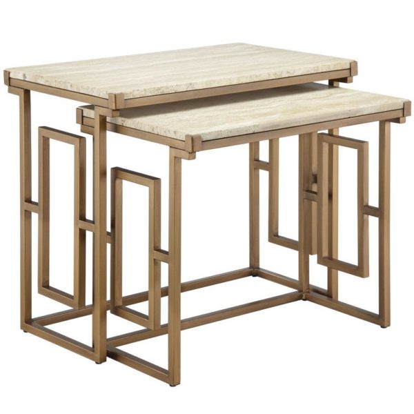 Edenwald Accent Tables with Marble Top - Image 2