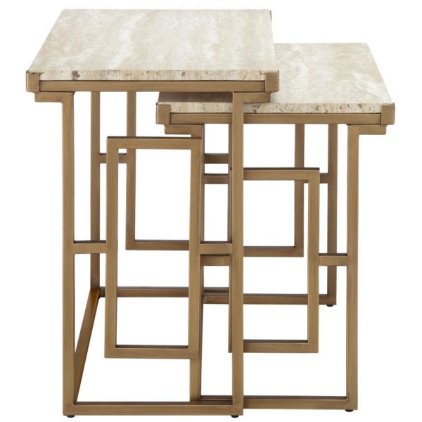 Edenwald Accent Tables with Marble Top - Image 4