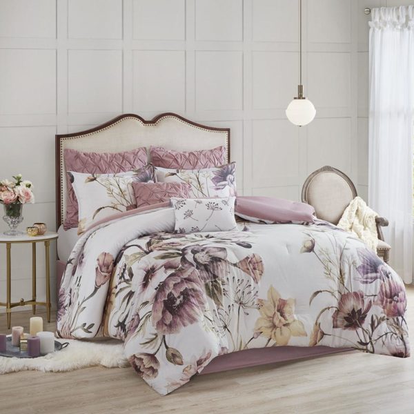 Cassandra 8 Piece Cotton Printed Comforter Set - Image 2
