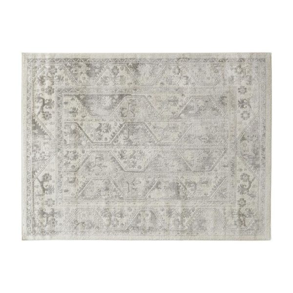 Dakota Vienna Tiled Border 8x10 Beige/Cream Area Rug - Image 2