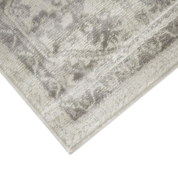 Dakota Vienna Tiled Border 8x10 Beige/Cream Area Rug - Image 3