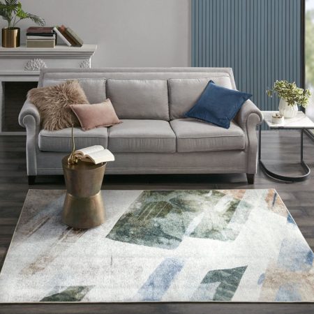 Flourish Printed Matte Area Rug