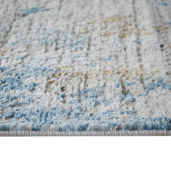 Newport Pegasus Abstract 8x10 Cream/Blue Area Rug - Image 5