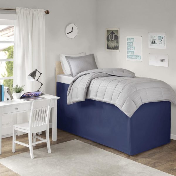Extended Drop 36" Dorm Bedskirt - Image 3