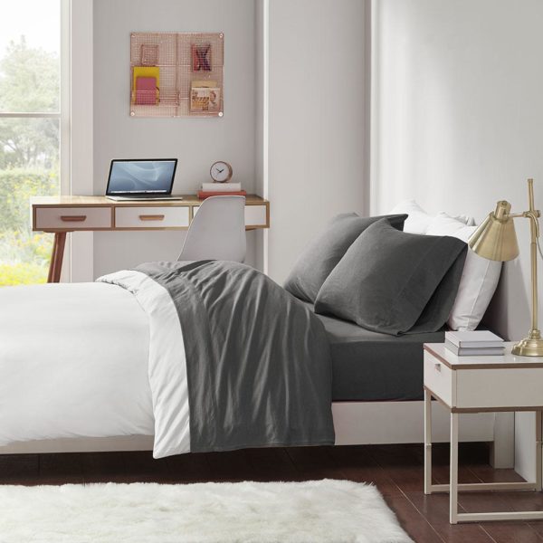 Cotton Blend Jersey Knit All Season Sheet Set - Image 2