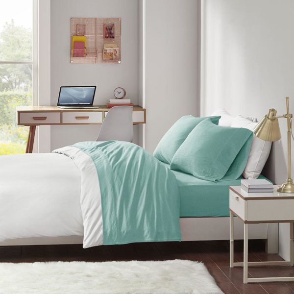Cotton Blend Jersey Knit All Season Sheet Set - Image 5
