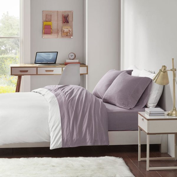 Cotton Blend Jersey Knit All Season Sheet Set - Image 6