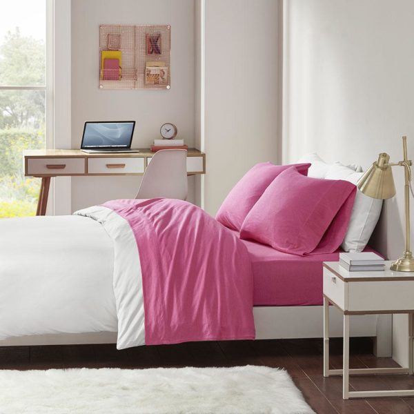 Cotton Blend Jersey Knit All Season Sheet Set - Image 7