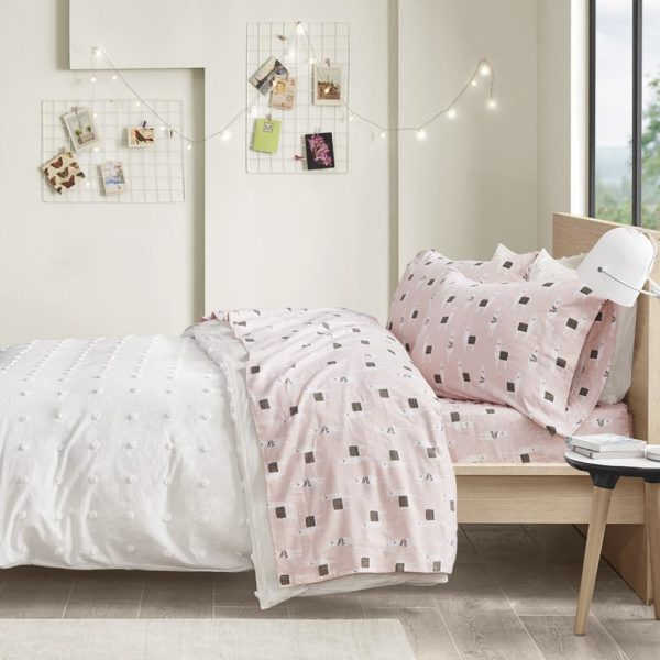 Cozy Soft Cotton Novelty Print Flannel Sheet Set