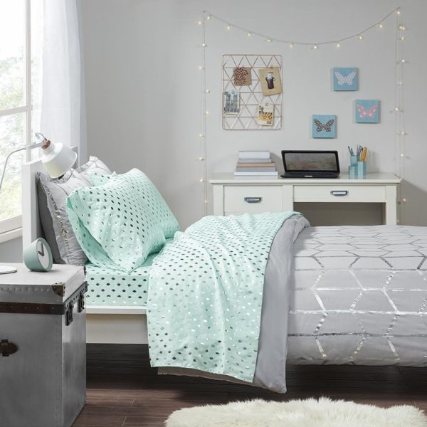 Metallic Dot Printed Sheet Set - Image 3