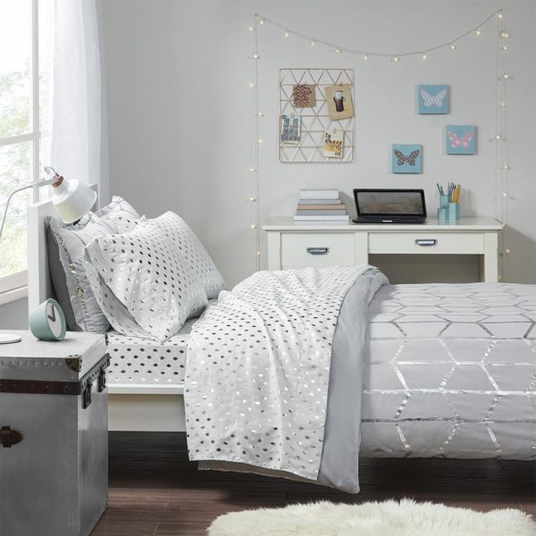 Metallic Dot Printed Sheet Set - Image 4